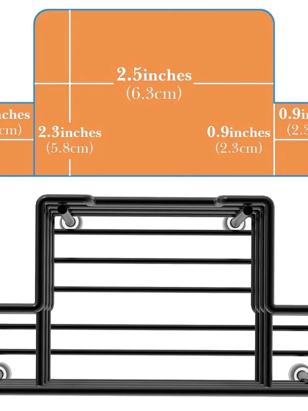 New Toothbrush & Toothpaste Organizer - Black